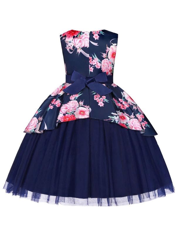 Image of Niren Enterprise Multipatteren Baby Girl's Knee Length Frocks with Digital Prints