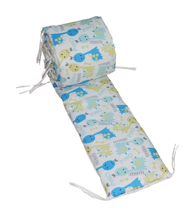 Oscar Home Cot Bed Rail Four Sided Protection 360 CM Cushioned for All Types of Baby Cot Bed (Esquire) - Image 8 thumbnail