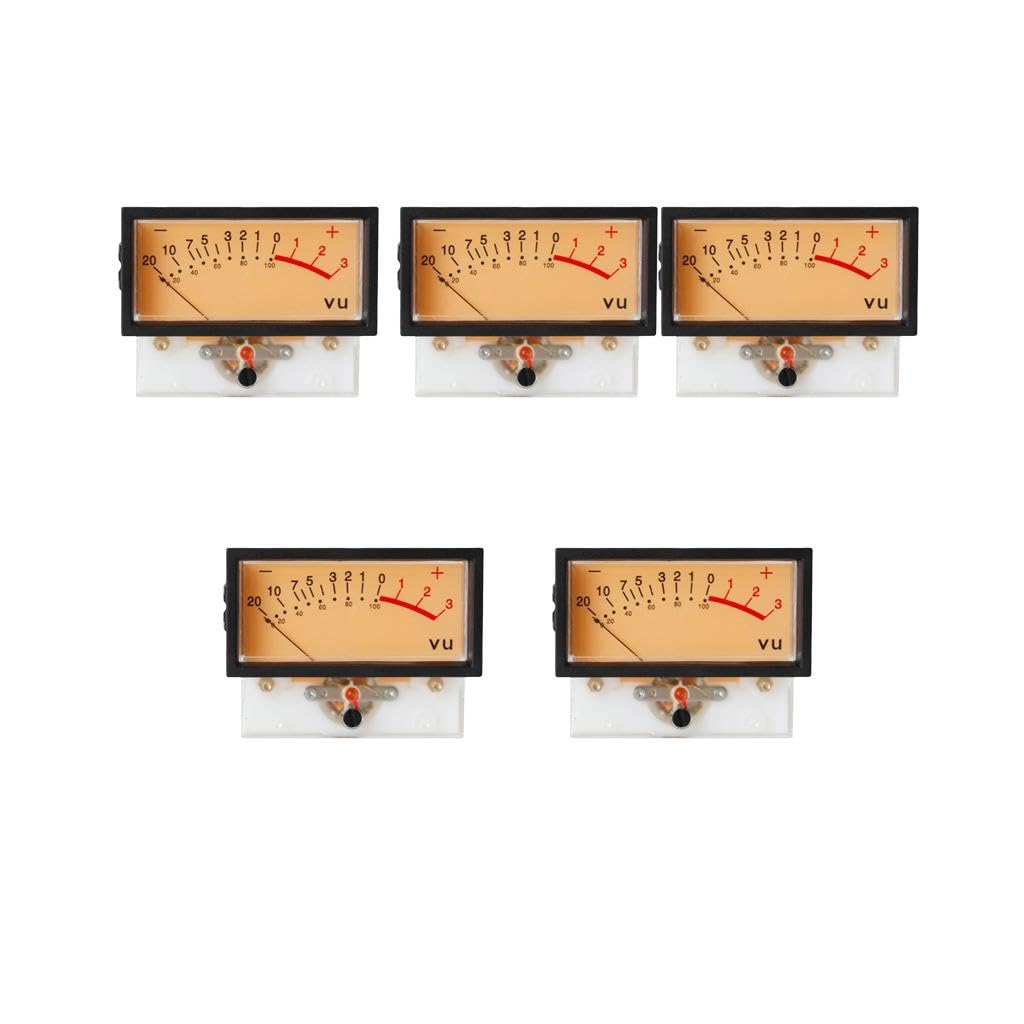 UJEAVETTE 5xHigh Precision VU Meter Header TN-73 Analog VU Audio Level Meter-image-6