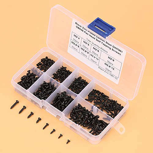 Tornillos autorroscantes de acero inoxidable Gazaar, 400 pcs miniatura 5