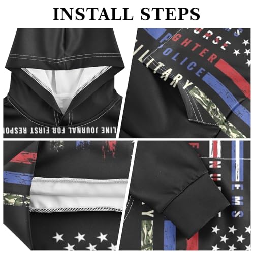 Dense Pickleballs Youth Hoodie Sweatshirt3