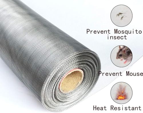 Malla metálica con agujero de 1 mm resistente a insectos y avispas 3