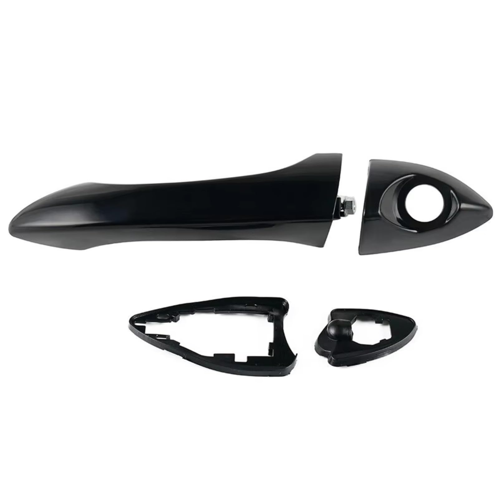 LERYYCX with a Clasp Compatible with for X5 2000 2001 2002 2003 2004 2005 2006 51218243617 Outside Exterior Door Handle Kit Front Driver LH Left Side