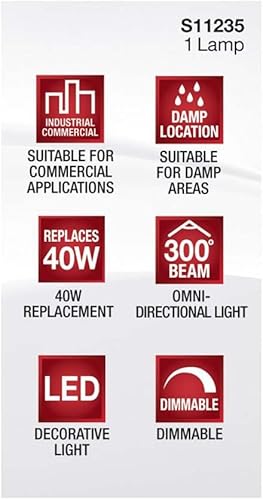 Miniatura 5 de Satco 11235-5WLEDG9840CL120VDIM (S11235) LED Bi Pin Halógenos Reemplazos