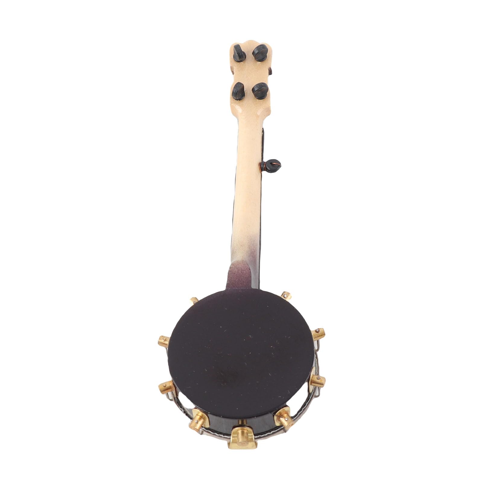 Modelo de Banjo en Miniatura Zenithaur con Soporte, Exquisita réplica de Guitarra de Madera de Mano de Obra para decoración y exhibición del hogar