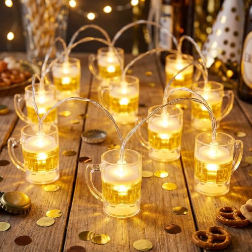 LED Bierglas Lichterkette 1.5 M