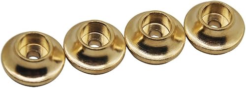 RCLions Copas de choque de retenedores de resorte de latón de 20GSet para TRX4, SCX10, SCX10II, D90 110 escala Rock Crawler Car