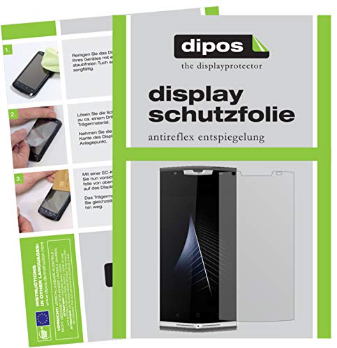dipos I 6X Schutzfolie matt kompatibel mit Oukitel K10000 Pro Folie Bildschirmschutzfolie