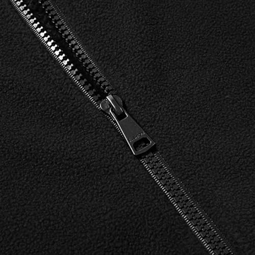 Mens Fleece Vests with Full Zipper Lightweight Warm Polar Outwear Sleeveless Jacket for Winter Pockets M-5XL 6