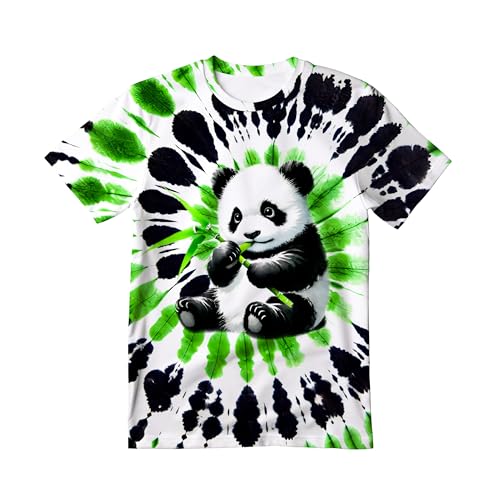 Image of Kids Tie Dye T-Shirt,Children Hippies Senior Tie Dye Tee Tshirt for Boys Girls