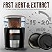 avigator Portable Coffee Maker for Travel Camping Car, Ground Coffee Machine Single Serve with 10 oz Travel Mug for Traveling, RV, Office, Home and Dorm, 12V, Black