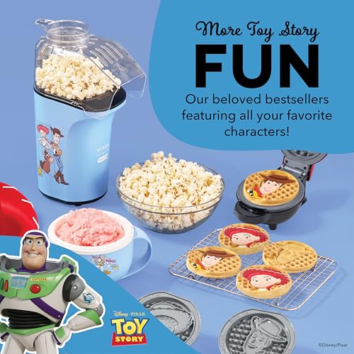 Image of Disney Dash MultiMaker Mini System Removable Plate Set - Ceramic Coating Replacement Plates for Waffle Breakfast - Waffle Maker Not Included - 4-Inch - 2-Pack - Toy Story Woody & Jessie