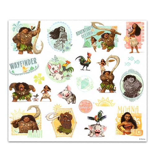 Disney Moana Duffle Bag Set For Kids - Bundle Luggage Carry On Suitcase Bag, Stickers, and More | Moana Travel Activity Set for Girls, Boys4