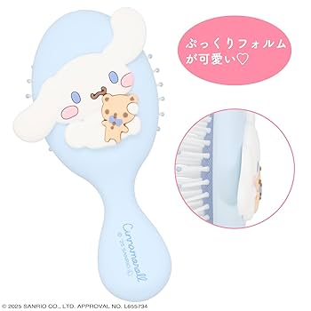 サンリオ　ヘアブラシ　デコ　シナモン　シナモロール Amazon | shobido 粧美堂 サンリオ ミニ ヘアブラシ