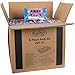ForPro Professional Collection 5-Piece Pedicure Kit, 200-Count, Individually-Packed, Purple Pumice Pad, Wood Nail File 80/100 Grit, Mini Buffer 80/100 Grit, Wood Stick, Toe Separators