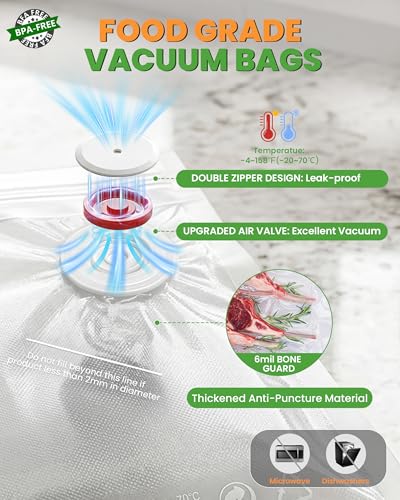 Image of Compact Vacuum Sealer for Food: Powerful Handheld Vacuum Sealer Machine & 30 Reusable Vacuum Bags, With LED Display & Detachable Water Tank, Portable Food Sealer, Seal Meal Saver