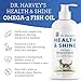 Dr. Harvey’s Health & Shine Omega 3 Fish Oil for Dogs from Wild Caught Cod, Mackerel, Herring, Anchovies and Sardines - Supports Beautiful Fur, Strong Joints and Itchy Allergy Relief (16 fl. oz.)