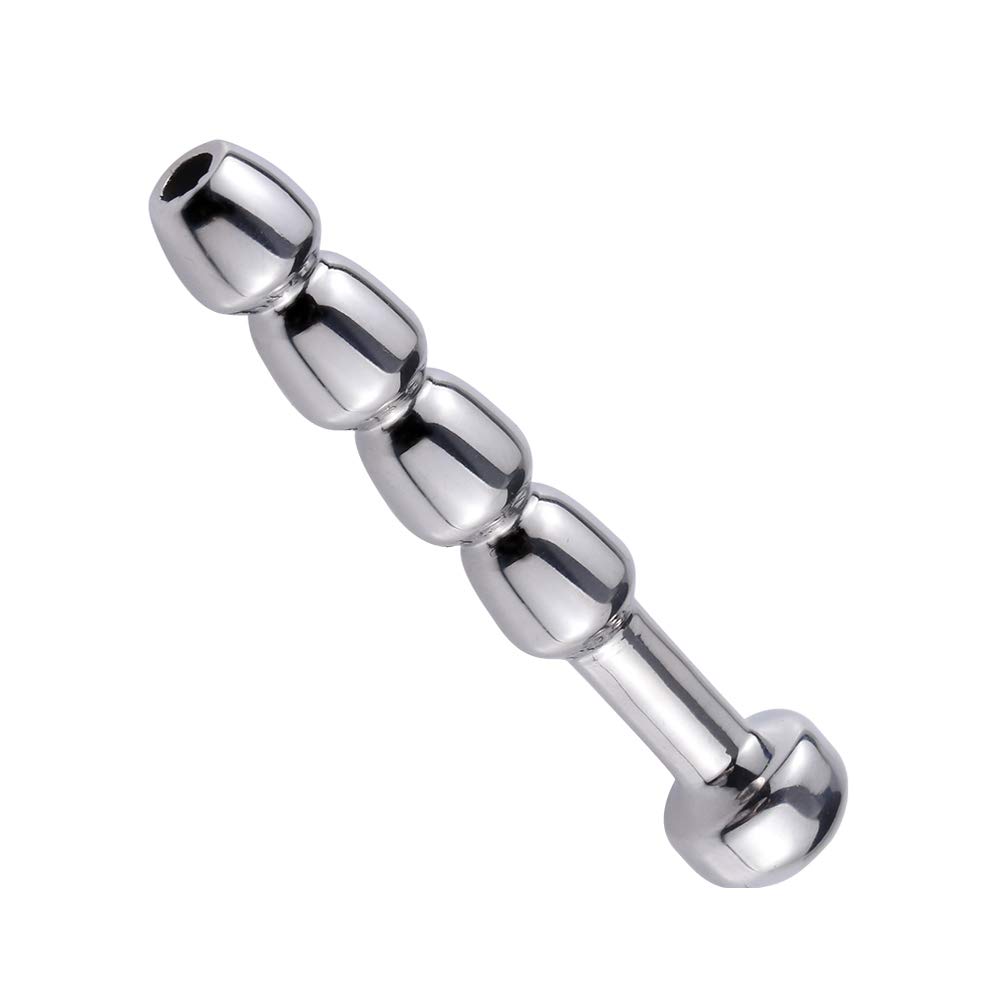 Roluck Set di dilatatori uretrali in acciaio inox, catetere in metallo, pene plug per uomini, stimolazione uretrale, masturbazione (B)