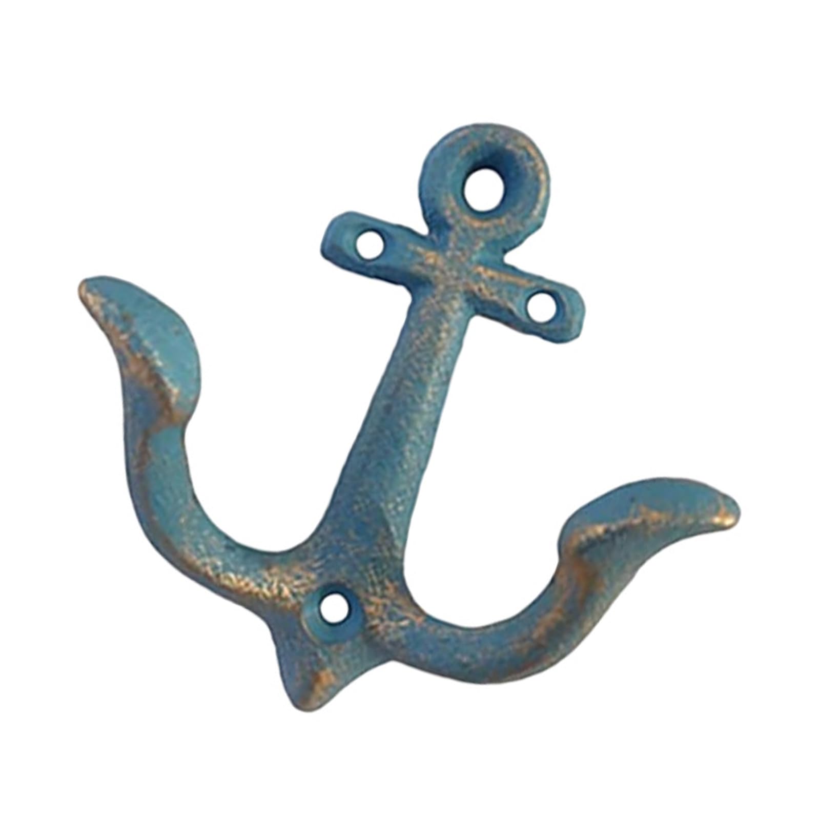 NVOQILIN Marine Anchors Design Iron Wall Hook Sturdy Coat Rack Hanger For Living Room Bedroom Entryway Party Decoration User Friendly Marine Hook