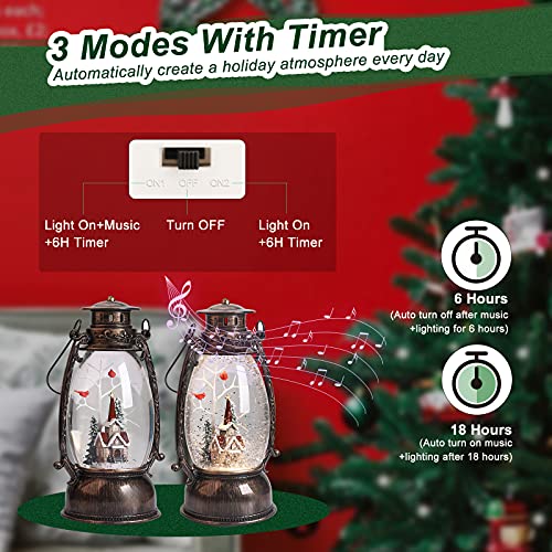 Holyhom L-CHURCH Christmas Snow Globe Lantern thumb #5