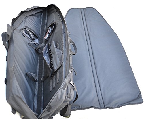 Explorer 52 Inch Rifle Case Gun Bag Backpack, Ykk Zipper With Shooting Mat To Hold 3 Rifle And 2 Pistols, 52" X 13.5" X 4" + Free Cap #TOP5