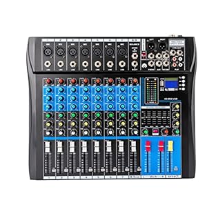 Woqlibe 8-Kanal DJ-Mischpult Pro