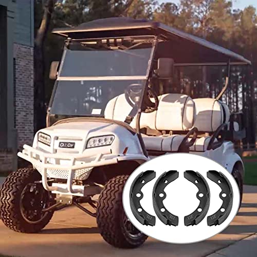 Golf Cart Brake Shoes Kit For Club Car Ds & Carryall Manual Adjust 1981-1994 Golf Cart Rear Brake Assembly Oem# 1011463 1011296 1011433 1015757(4Pcs-Long) #TOP6