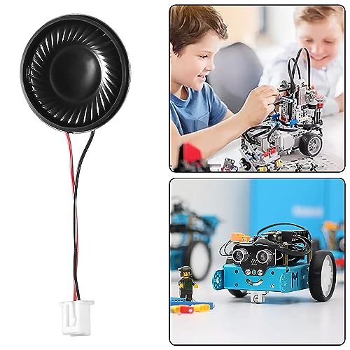 Mini bocinas redondas de 28 mm con imán interno y cable de 60 mm para MP3 y MP4 4