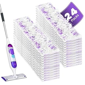 PowerMop Multi-Surface Mopping Pad Refills for Swiffer Power Mop, for Floor Cleaning, PowerMop Refills, 24 Count