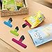 Pack of 12 Chip Bag Clips, SourceTon Heavy Duty Food Clips (6 Large & 6 Small Size) Assorted Colors for Coffee and Food Bags