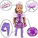 Fairy Wings American 18inch Doll Clothes and Accessories Doll Clothes Gifts-Including Various Fashionable Girl Doll Clothes Sets, Hair Bands, Hair Clips, Crowns and Hats