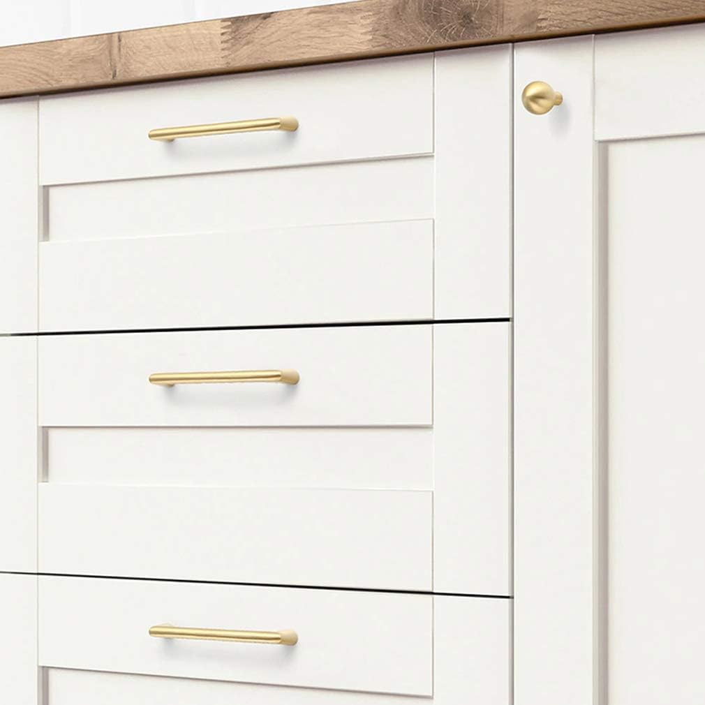 Kitchen Door Handles,Drawer Handles, 1 pcs Pure Copper Drawer Pulls,Brass Furniture Handle,Cabinet Pull,Cabinet Handles,Door Handle,for Drawers,Closets,Kitchen Cabinets,Golden Champagne (Color : Copp