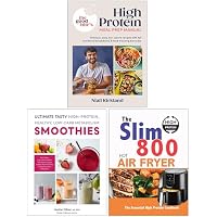 The Good Bite&rsquo;s High Protein Meal Prep Manual, Ultimate Tasty High Protein Healthy Low- Carb Metabolism Smoothies & The Slim 800 Hot Air Fryer High Protein Cookbook 3 Books Collection Set