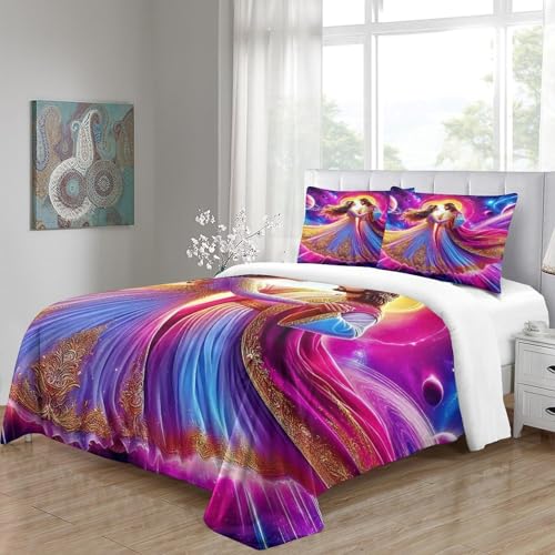 Parure de lit Jésus en microfibre premium 260x220 cm avec finitions soignées - 5