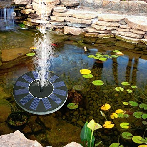 aheadad Zonnefontein pomp, 1,2 W zonne-vijverpomp tuin zonne-waterpomp, drijvende fontein pomp voor tuin, zwembad… - Image 4