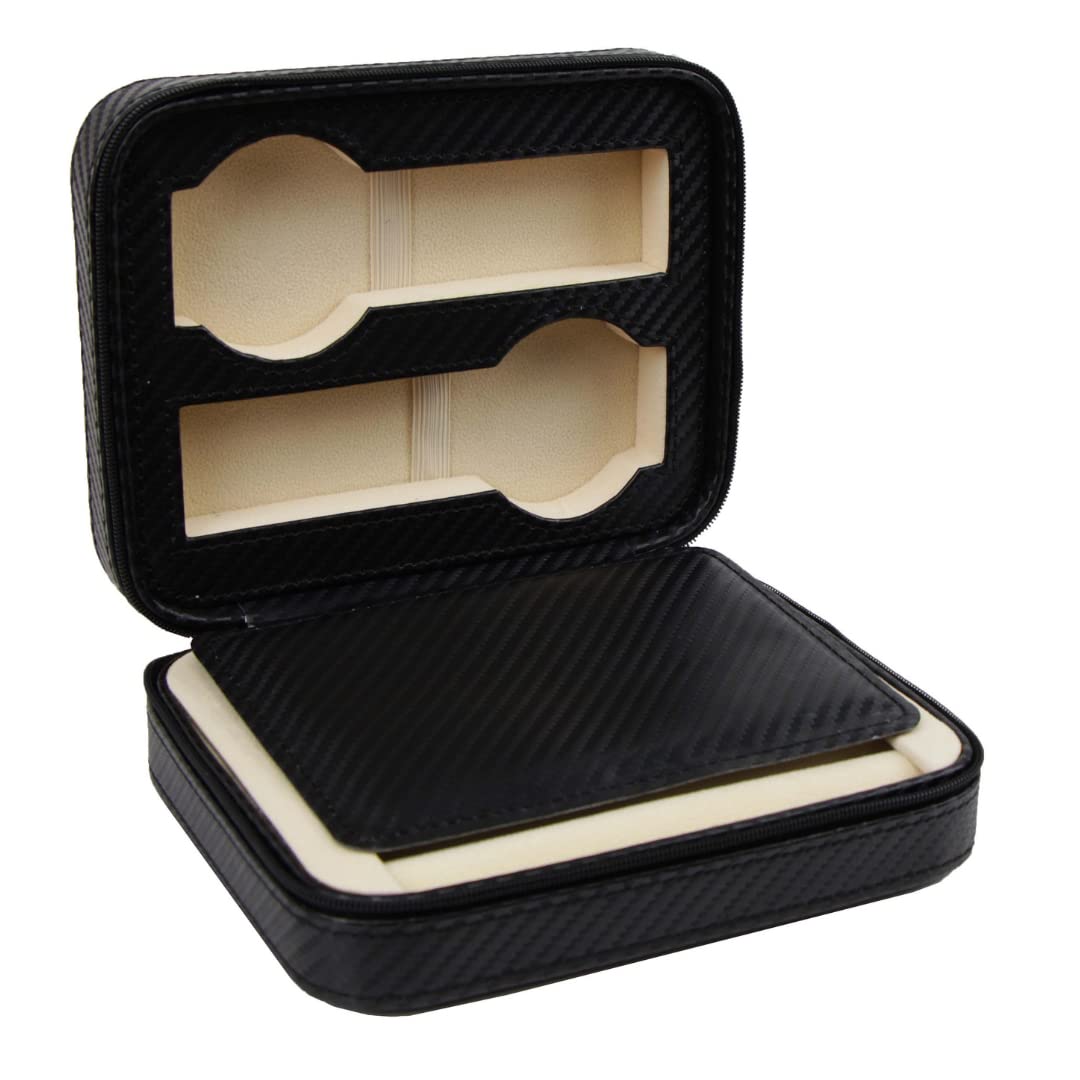 Decorebay Voyager Executive High class Cufflink Case & Ring Storage Organizer Men's Jewelry Box Gift