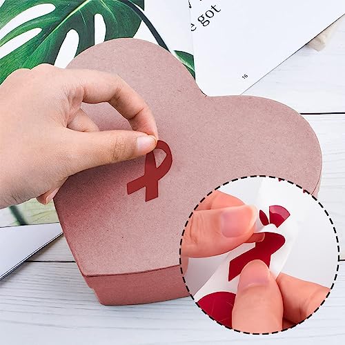 WANDIC Burgundy Ribbon Sticker - Image 3