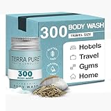 Terra Pure White Tea & Coconut Body Wash, Travel Size Hotel Amenities, 1 oz. (Case of 300)