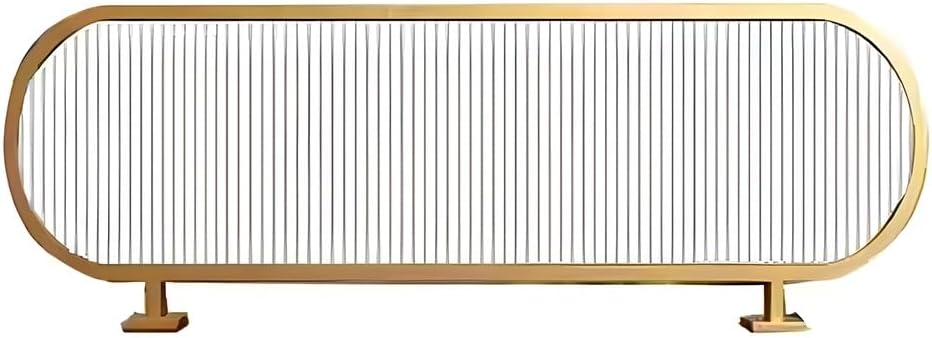 Gold Privacy Panel - Desktop Cubicle Desk Divider, Office Partition Screens, Restaurant Privacy Partitions, Low Fence Divider 100x30cm for Enhanced Workspace Privac