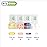EZY DOSE Weekly (7 Day) 4 Times a Day Push Button Pill Organizer and Vitamin Planner, Removable Daily Pillboxes, Green, Convenient and Easy to Use, Clear Lids, Large, BPA Free