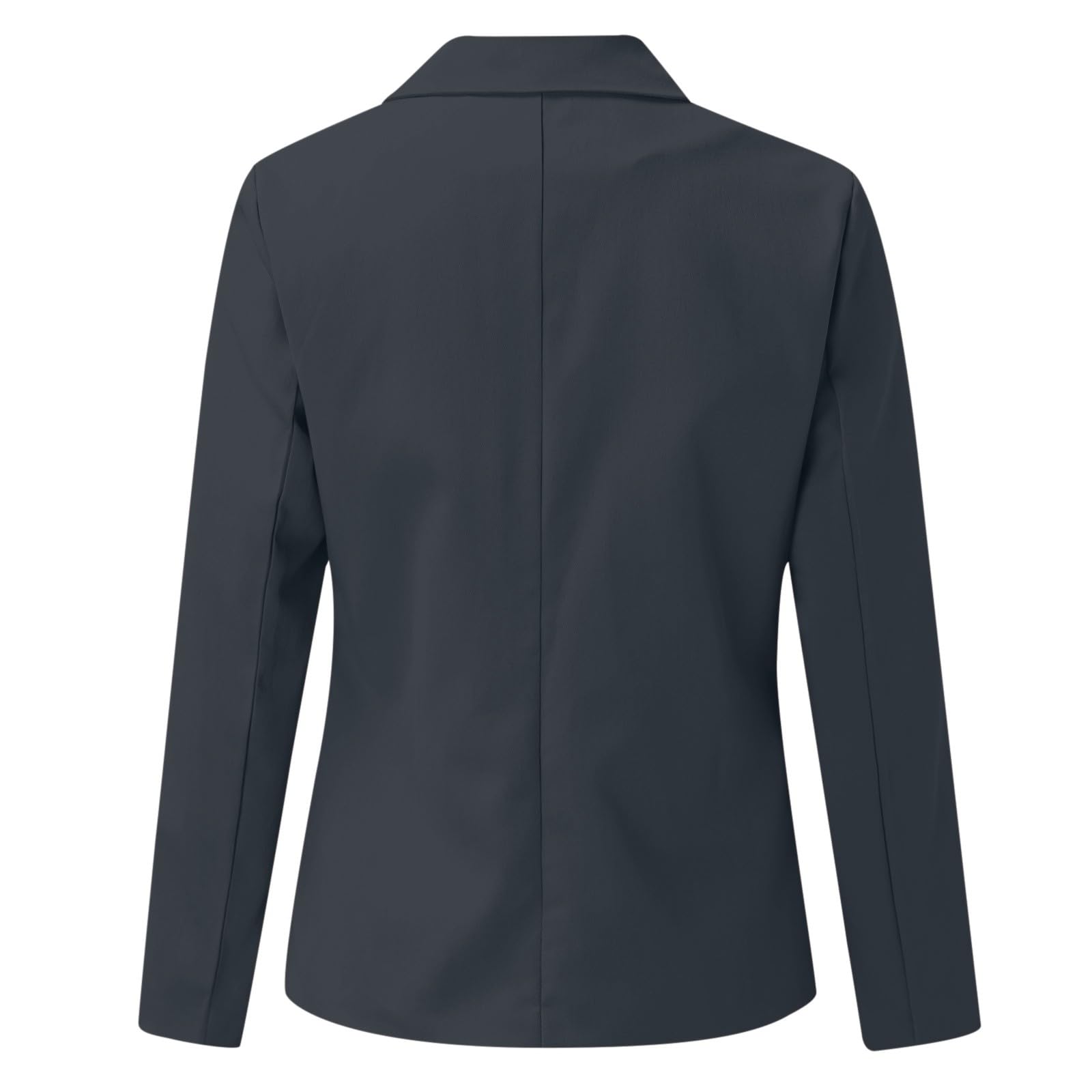 Generisch Casual Color sólido manga larga solapa traje estilo chaqueta pequeña