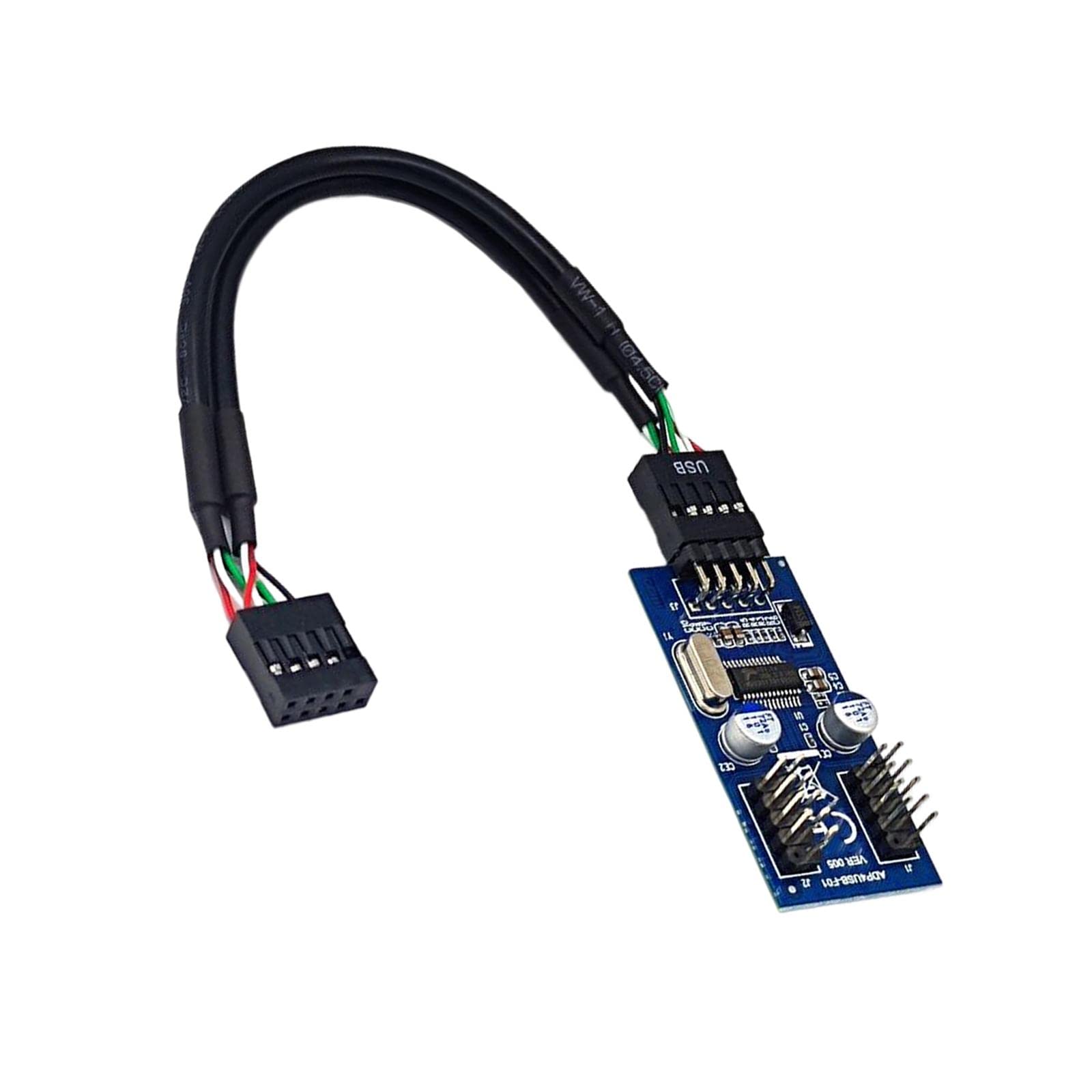 CALANDIS 9Pin USB Extension Cable Card 9 Pin 1 to 2 Extension Splitter Cable 0.6M-image-20