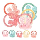 VICASKY 10 Stück Teiliges Elastische Haustier haarbänder mit Niedlichen Cartoon Kaninchen Kleine Geeignet für Hunde und Katzen Vielseitiges Accessoire für Haustierfrisuren und