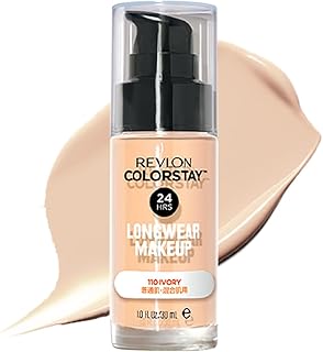 レブロン カラーステイ ロングウェア メイクアップ 110 アイボリー (カラーイメージ：ピンク系のとても明るい肌色) リキッド ファンデーション 30mL 普通肌・混合肌用 SPF15 PA++