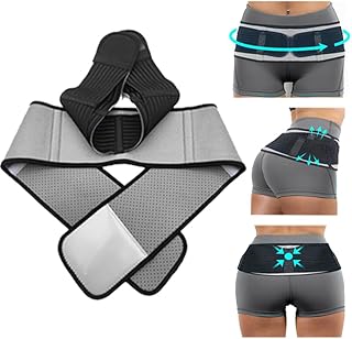 SI Belt-Sacroiliac Belt for Women,SI Joint Belt for Women,Hip Support Brace Belts Pregnancy, Relief the Pain from SI Joint,Lower Back,Sciatica,Pelvis.Anterior Pelvis Tilt Corrector. Fits 30"to 40"