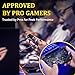 6 Pack Finger Sleeves for Gaming,Thumb Sleeves for Mobile Gaming,Anti Sweat,Ultra Thin,0.3mm Silver Fiber,Suitable for Most Gamers,Gaming Finger Gloves for PUBG COD Dedales Gamer,Covers