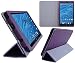 HappyZone PU Leather Case Cover with Build In Stand For Insignia Flex 7-INCH Tablet (Model NS-15AT07), Purple