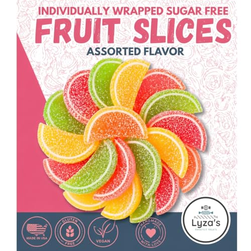 Jelly Fruit Slices sin azúcar bolsa 2 lbs miniatura 5