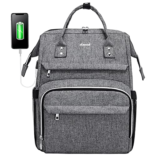 Lovevook Mochila para portátil mujer, impermeable, con compartimento...
