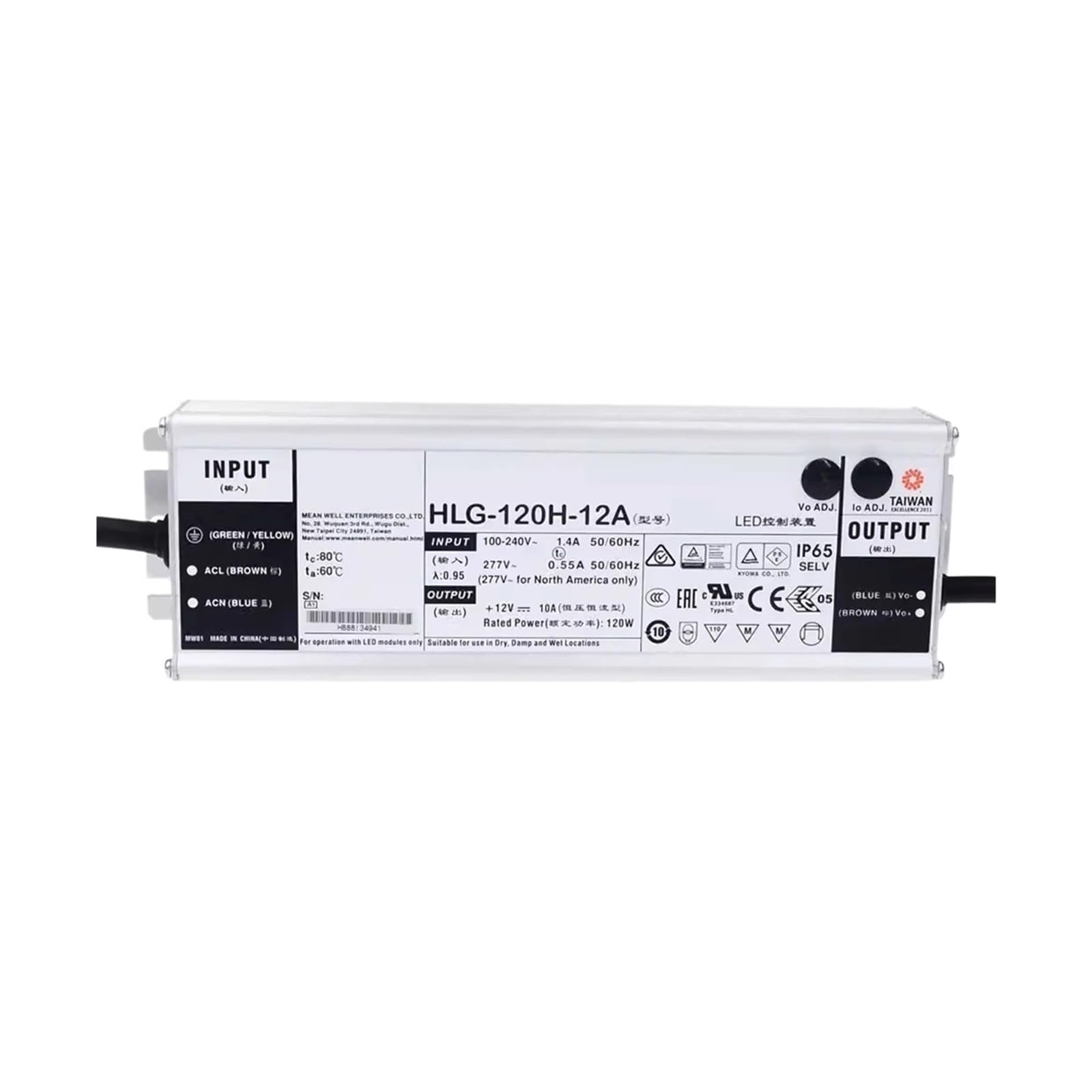 XDDQWSWA HLG-120H HLG-120H-12A HLG-120H-15A HLG-120H-24A HLG-120H-36A HLG-120H-54A HLG-120H-20B HLG-120H-24B LED power supply(HLG-120H-24B)